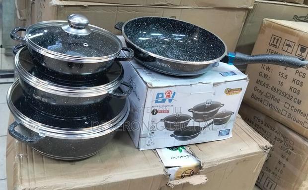 *Bmw Cookware Set 7 PCS !!
*(Comes With a Free Pan - main view