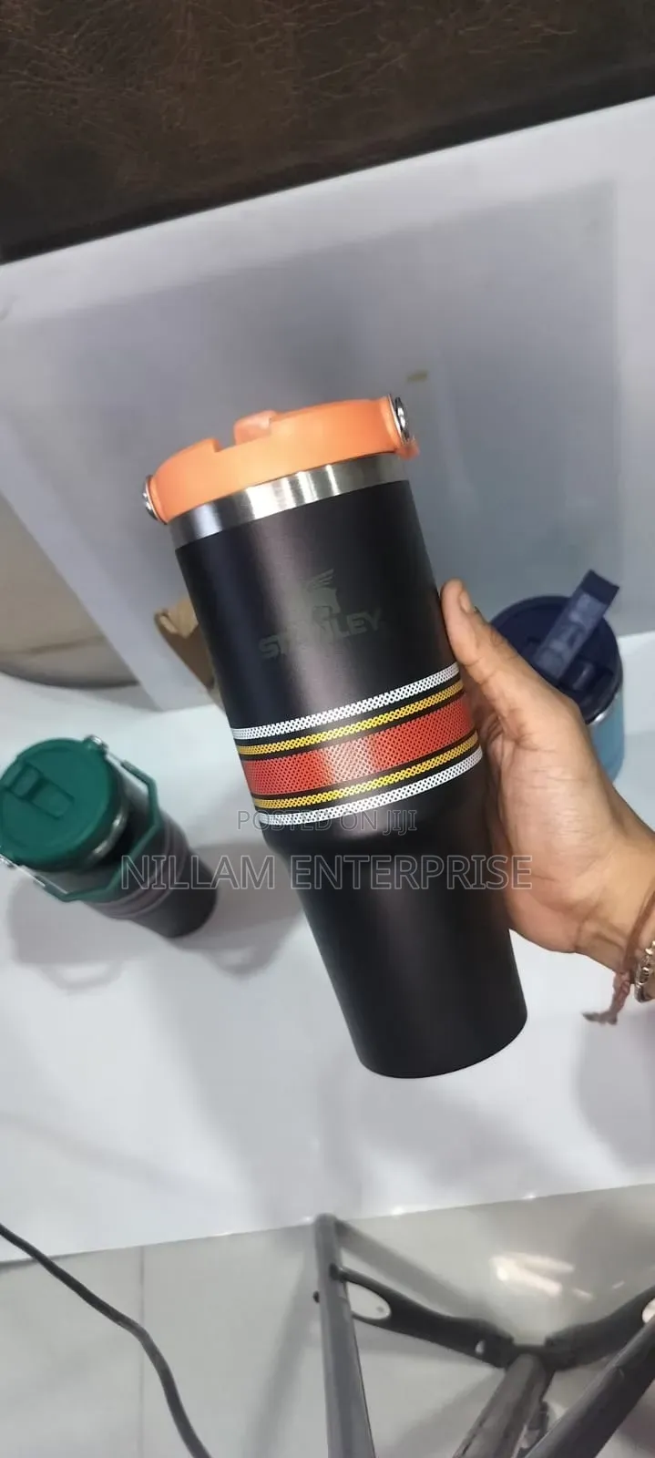 900ml Stanley Up Handle Stainless Steel Tumbler Water Bottle