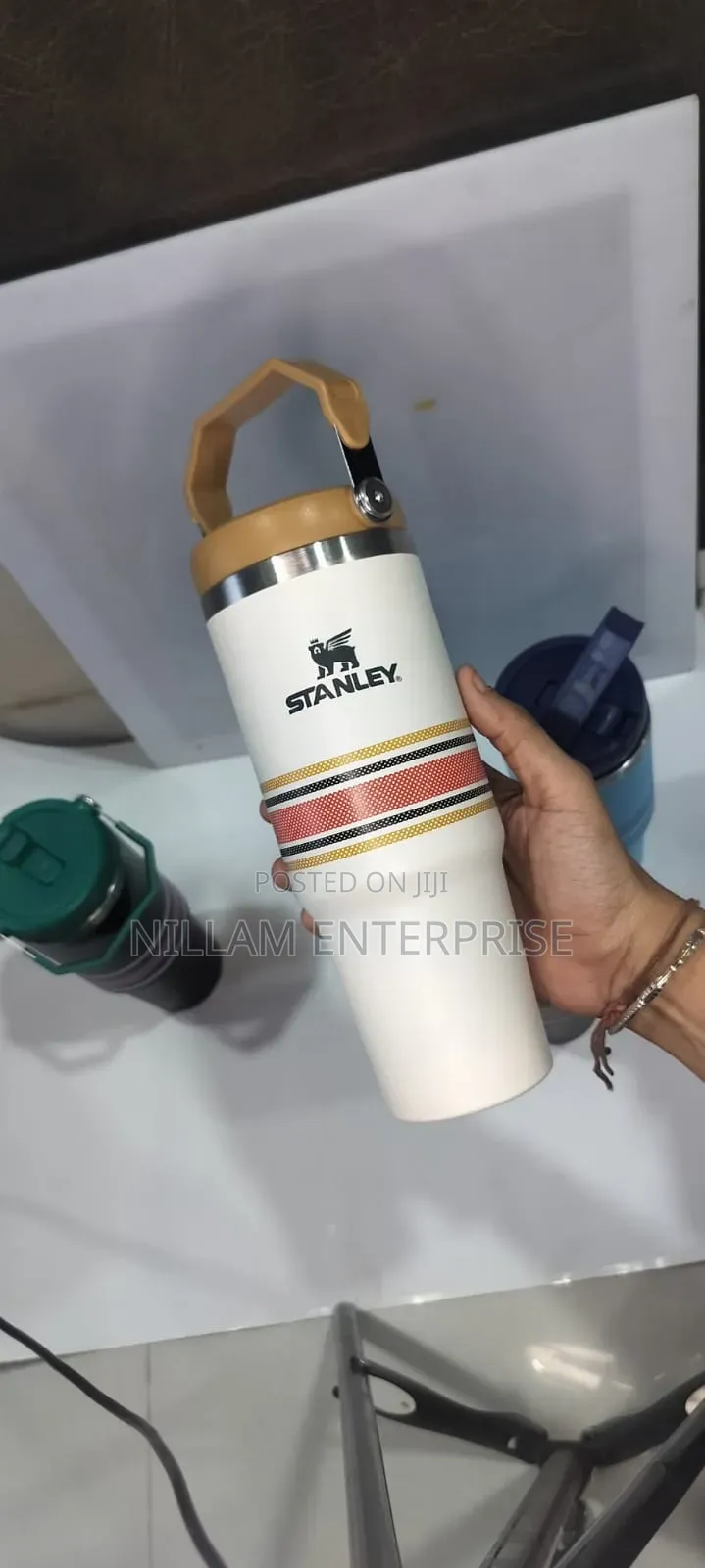 900ml Stanley Up Handle Stainless Steel Tumbler Water Bottle