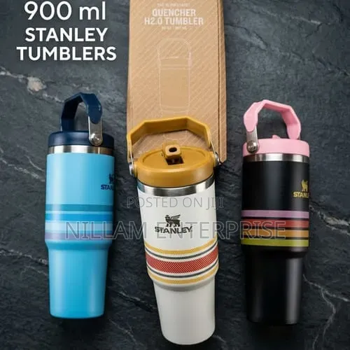 900ml Stanley Up Handle Stainless Steel Tumbler Water Bottle