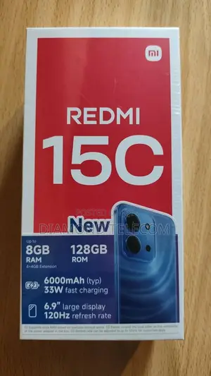 New Xiaomi Redmi 15C 4G 128 GB Red