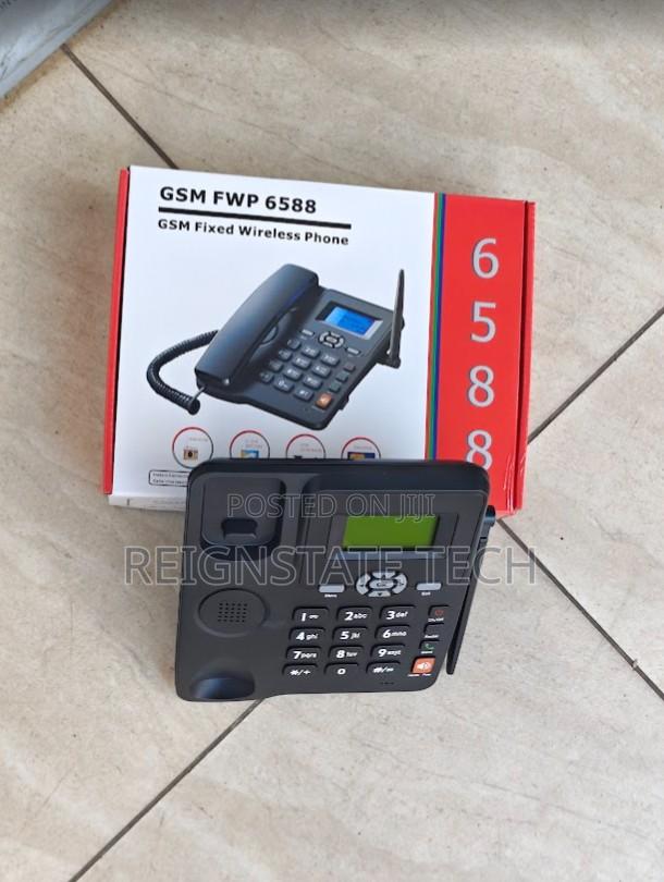 GSM FWP 6588 Dual Sim Desk Fixed Wireless Phone