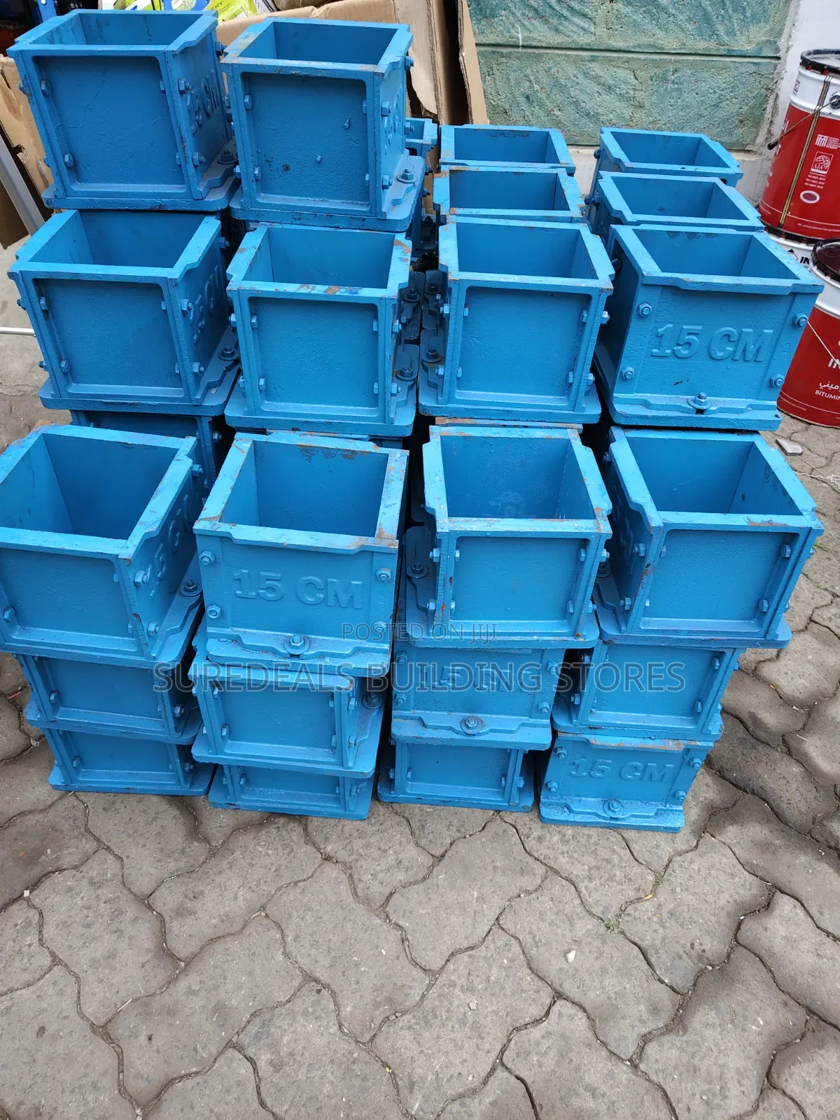 Cast Iron Concrete Cube Mold (15cm*15cm) for Testing Concrete