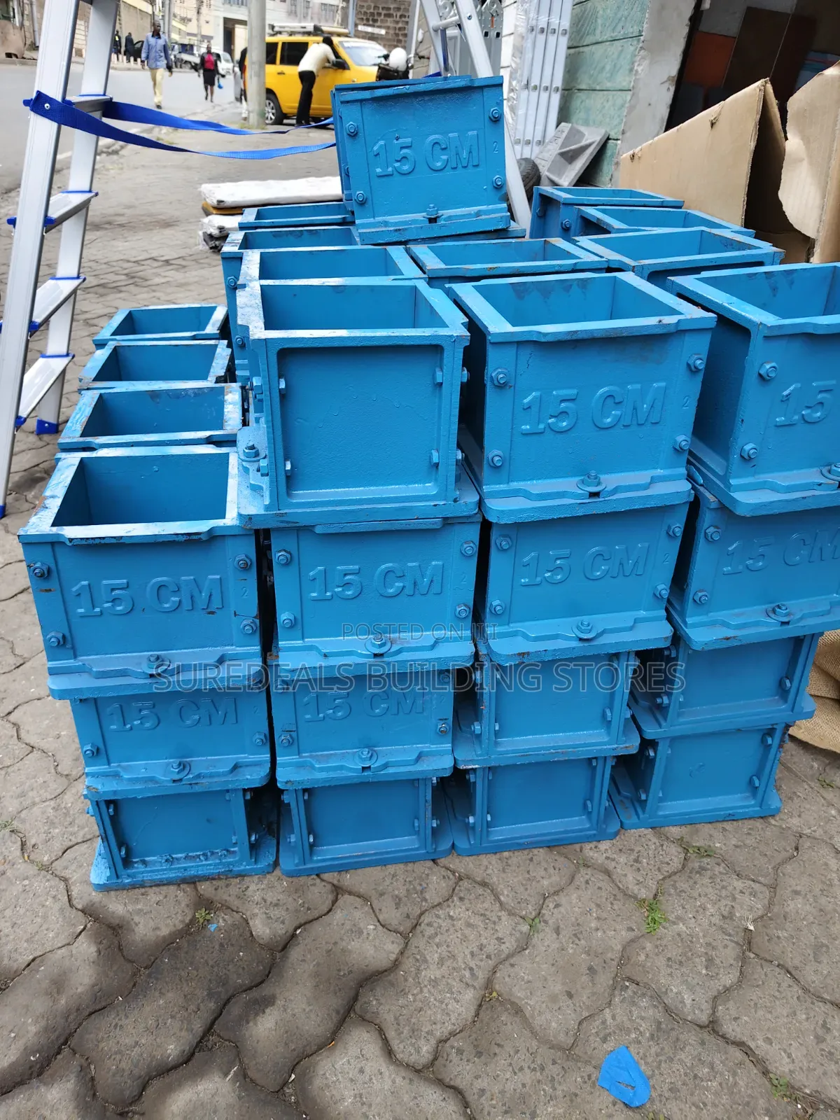 Cast Iron Concrete Cube Mold (15cm*15cm) for Testing Concrete