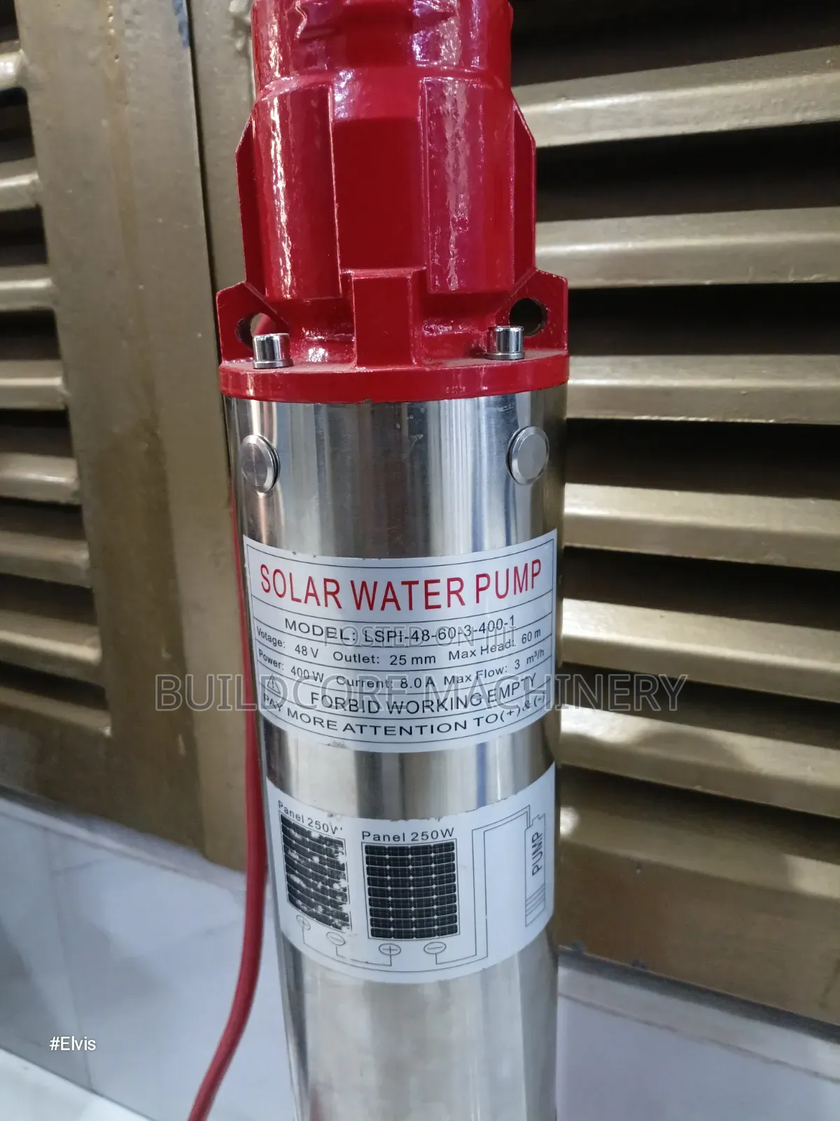 400watts High Grade Solar Water Pump Submersible