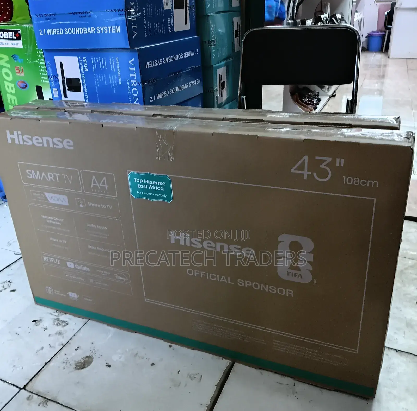Hisense 43 Inch Smart Tv – 24 Months Warranty