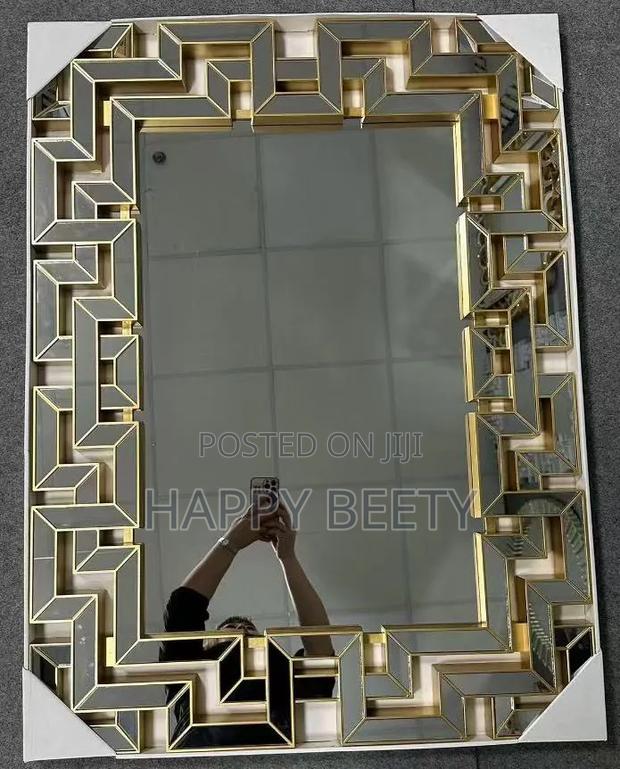  *Luxury Geometric Decorative Wall Mirror* L - thumbnail 3