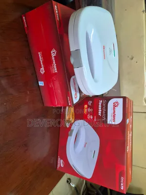 *Ramtons Sandwich Maker 2slice White Rm479