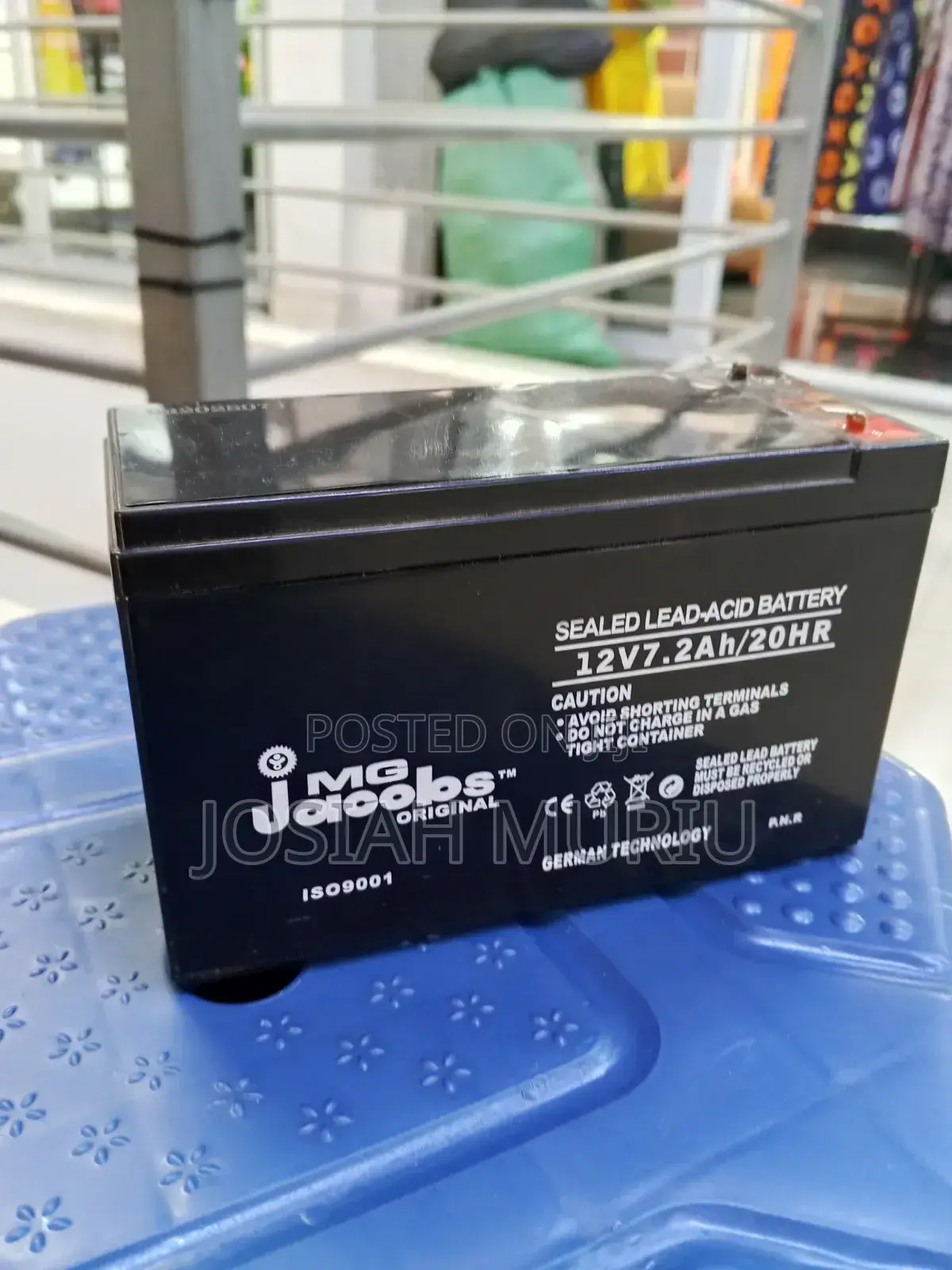 Mg Jacobs 12v 7.2ah