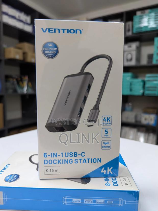 Vention Usb C Multi-Function 6 in 1 Docking Station,Typec to Hdmi/Usb