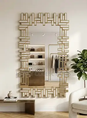  *Luxury Structured Frame Decorative Mirror(Biggest )*