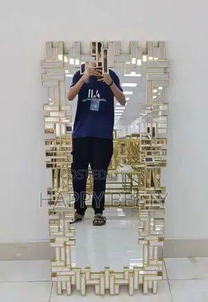  *Luxury Structured Frame Decorative Mirror(Biggest )*