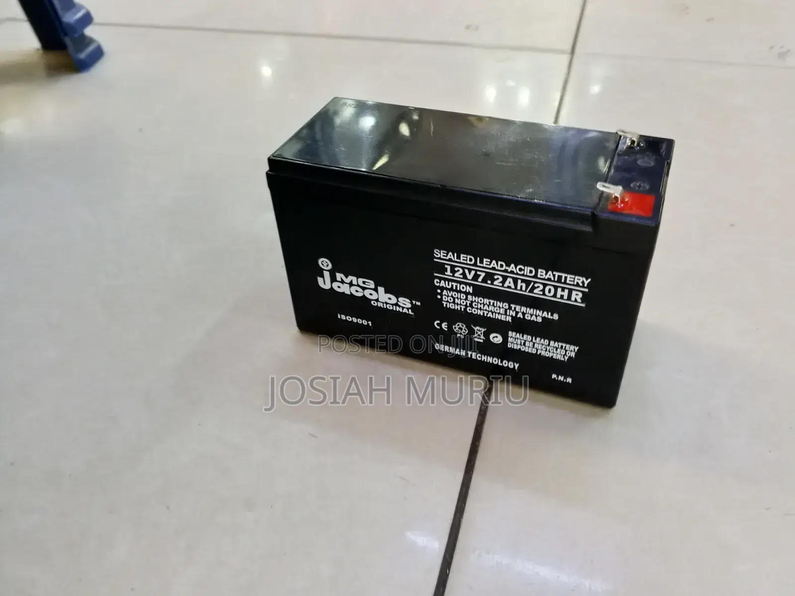 12v Mg Jacobs Lead Acid Battery