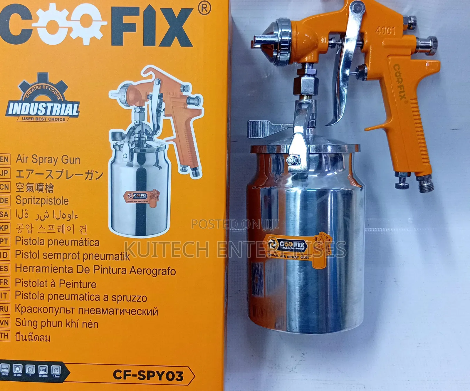 Industrial Coofix Spray Gun/ Air Compressor Metallic Spray Gun