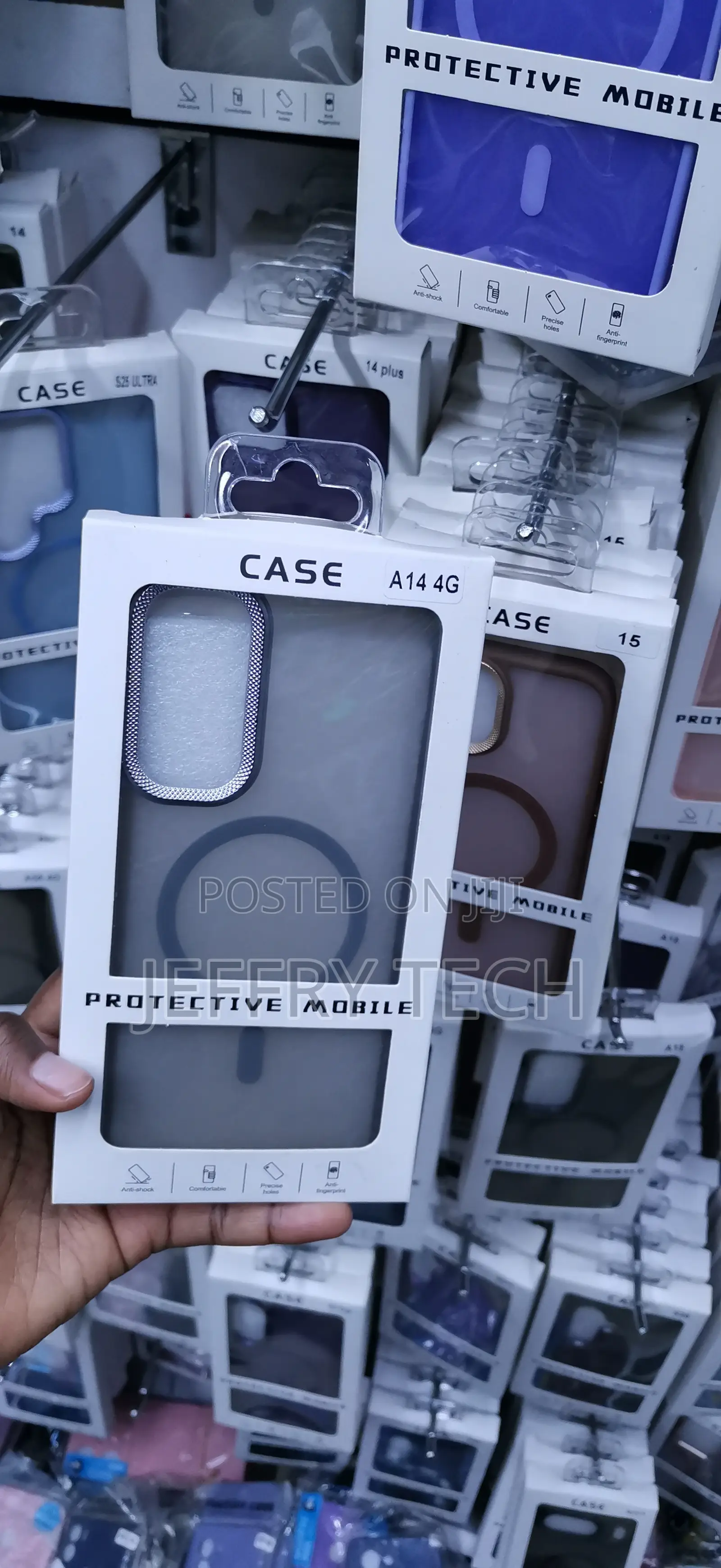 Samsung Galaxy A14 4g Anti-Fingerprint Back Panel Case