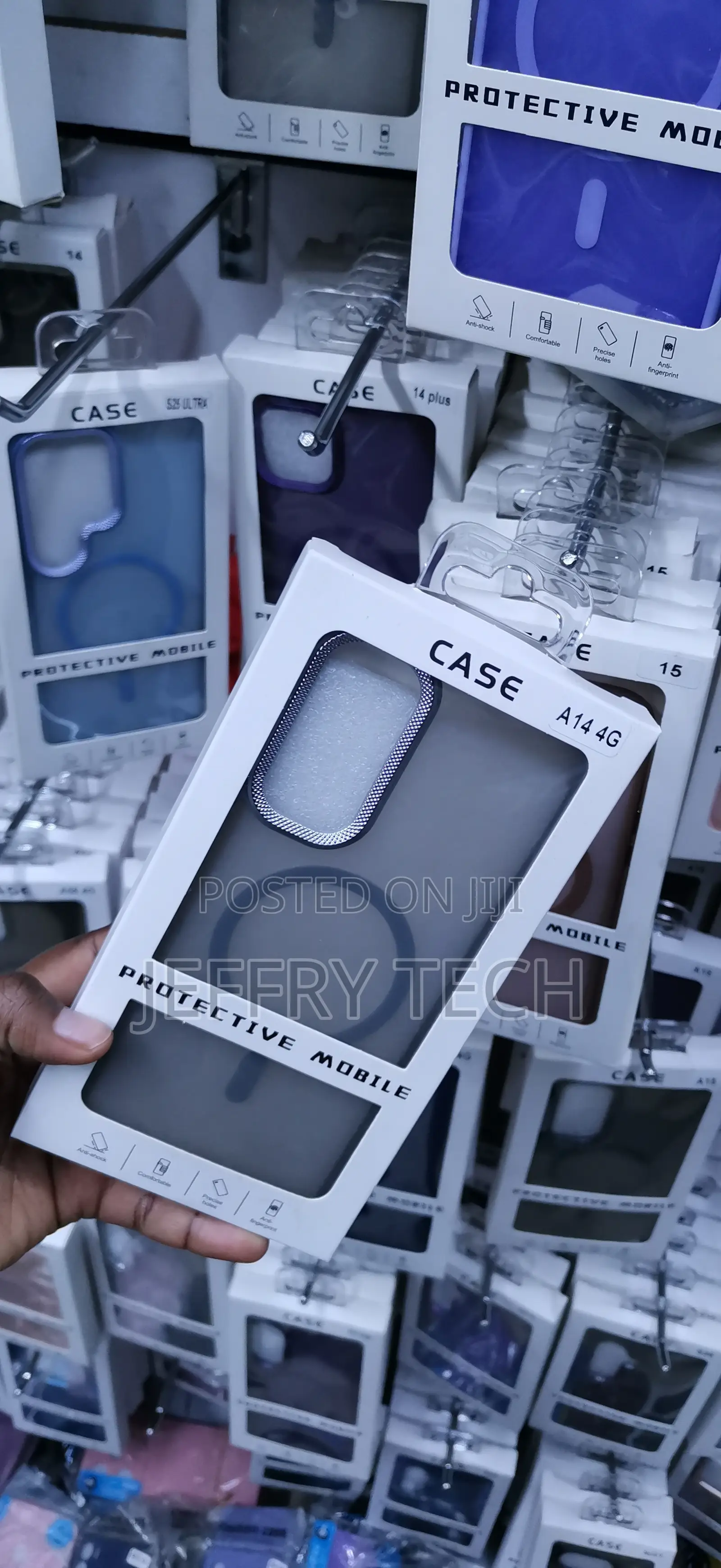 Samsung Galaxy A14 4g Anti-Fingerprint Back Panel Case