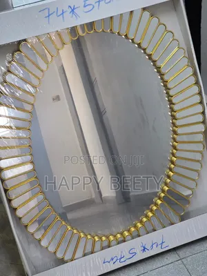*Sunburst Oval Luxury Wall Decor Mirror*