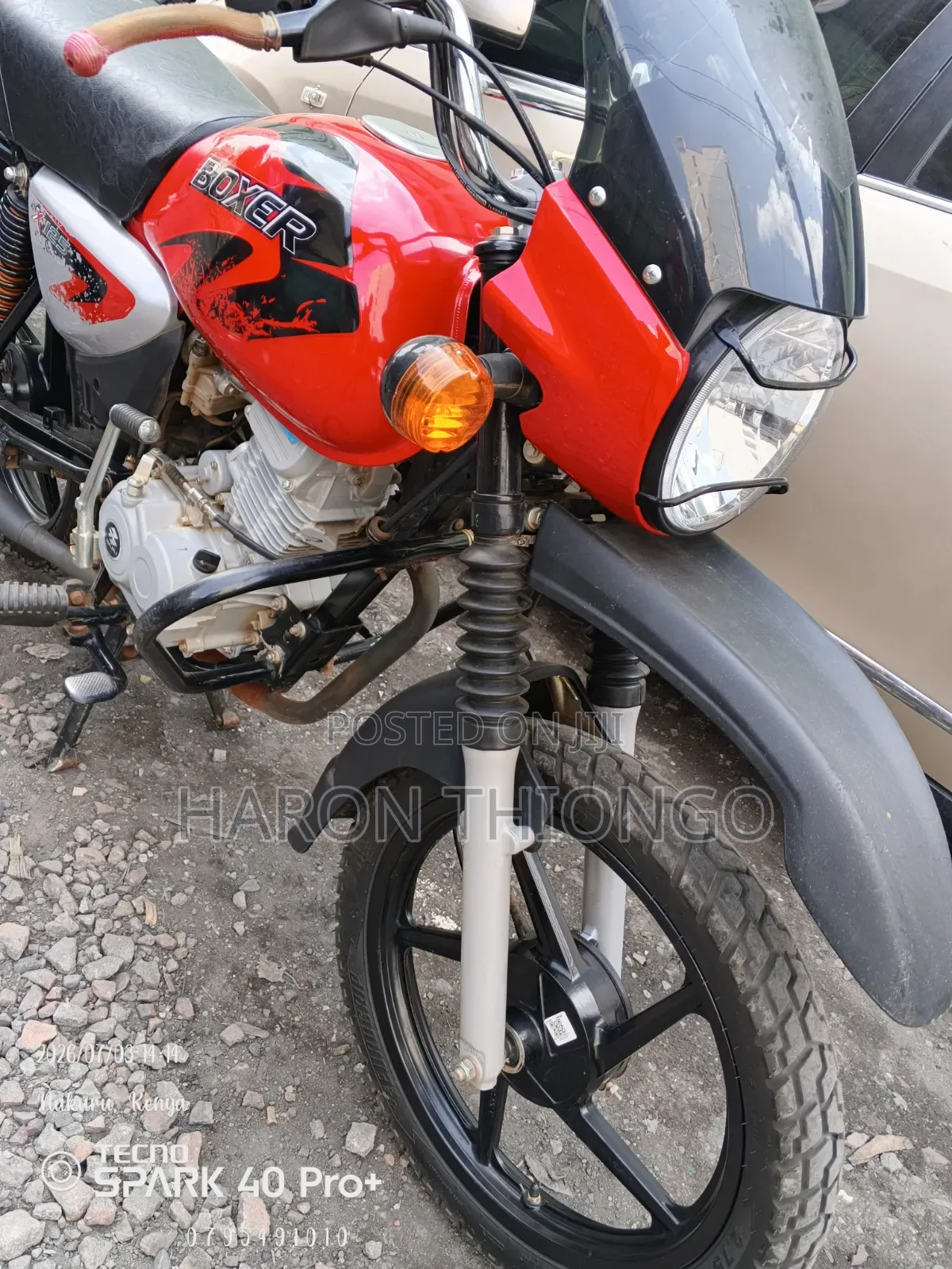 Bajaj Boxer X125 2026 Red