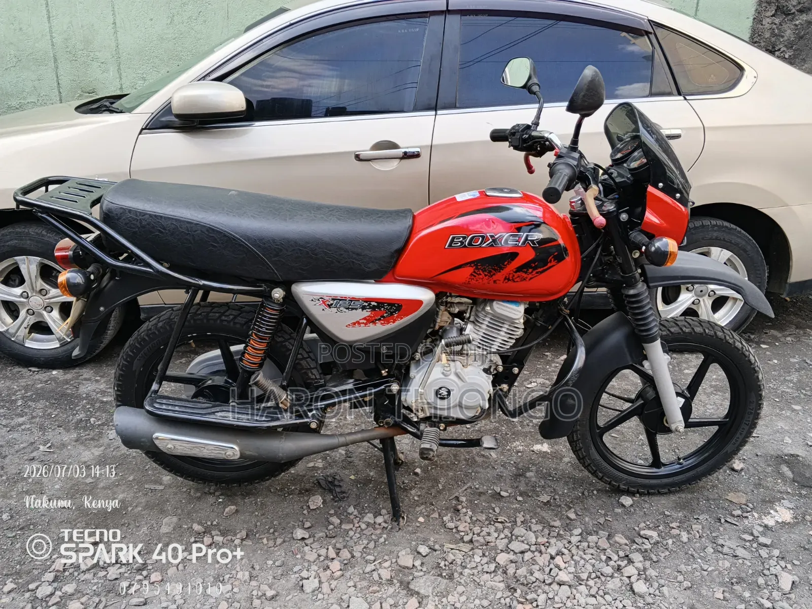 Bajaj Boxer X125 2026 Red