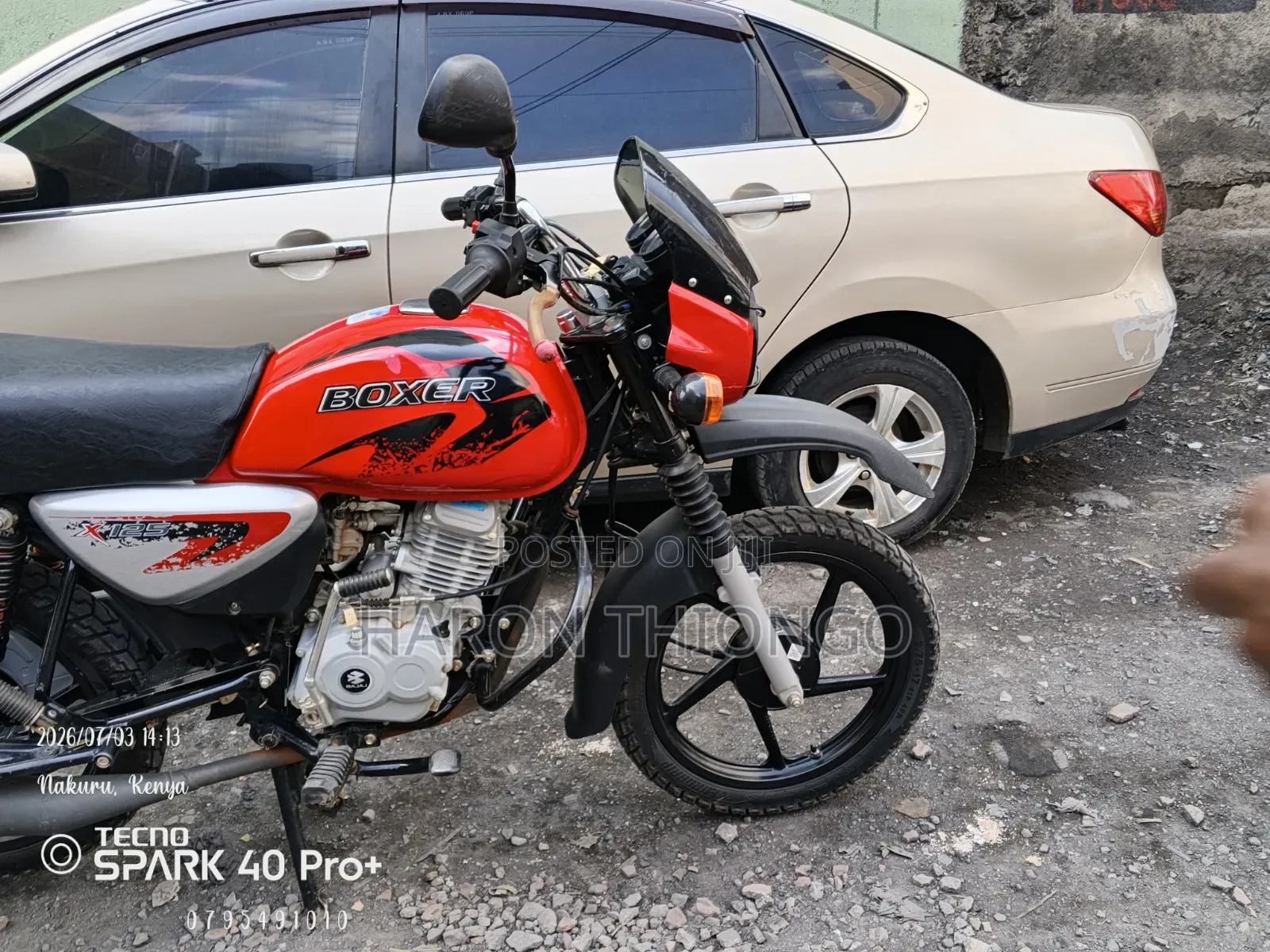 Bajaj Boxer X125 2026 Red