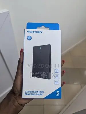 Vention 2.5 Inch Sata Hard Drive Enclosure (Usb 3.0 Micro-B) Black
