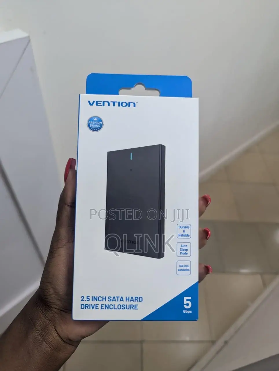 Vention 2.5 Inch Sata Hard Drive Enclosure (Usb 3.0 Micro-B) Black