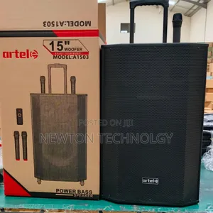 15 Inches Artel A1503 Rechargeable Trolley Speaker at 14999
