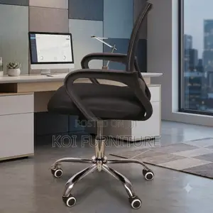 Office Chairs; Mesh Ergonomic Fabric Seat With Lumbar Support