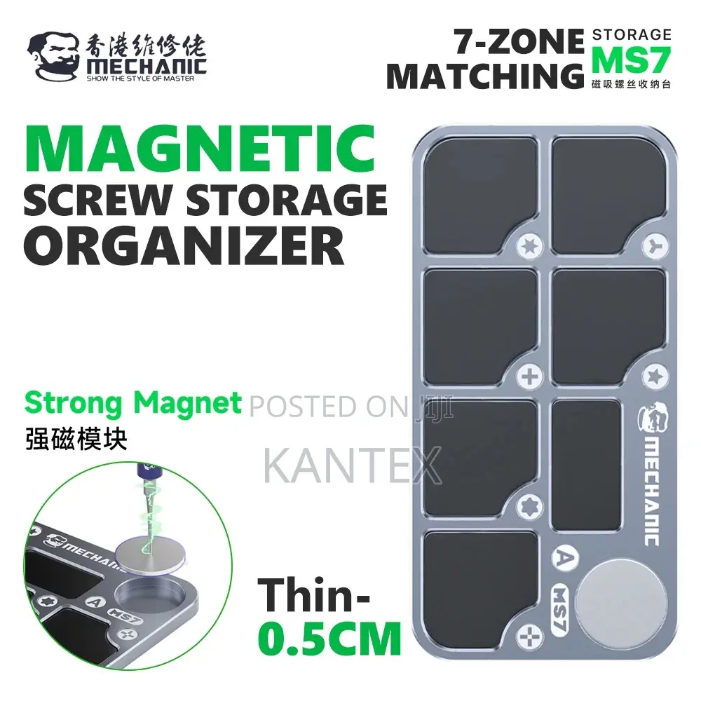 Mechanic Ms7 Magnetic Screws Storage Tray