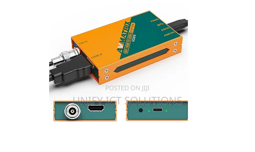 Av Matrix Uc 2018 Sdi/Hdmi to Usb 3.1 Type C Video Capture Card