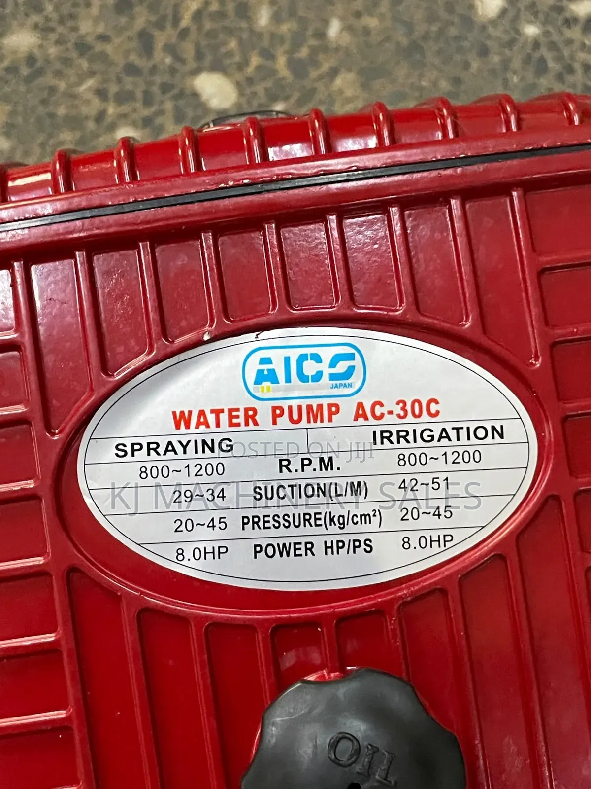 Aico Japan Ac-30c High Pressure Agricultural Sprayer Pump