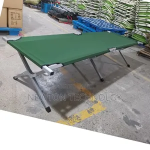 *Foldable Camping Bed Availlable Colours Navy Blue and Green*
