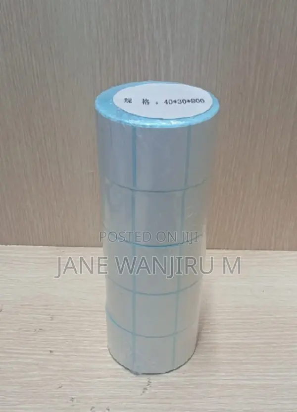 40×30mm Barcode Label Roll – 800 High-quality Thermal Labels