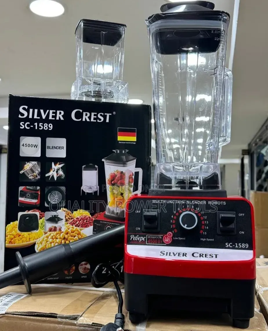 Germany Silver Crest Commercial Heavy Duty Blender 2in1 4500watts