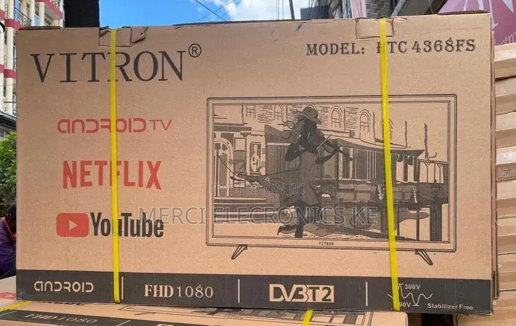 Vitron 43” Smart Android Full Hd Led Tv – Htc4368fs