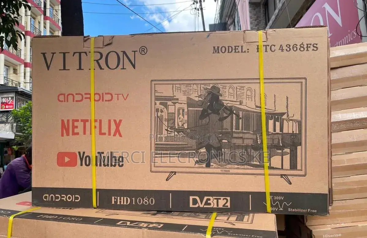 Vitron 43” Smart Android Full Hd Led Tv – Htc4368fs