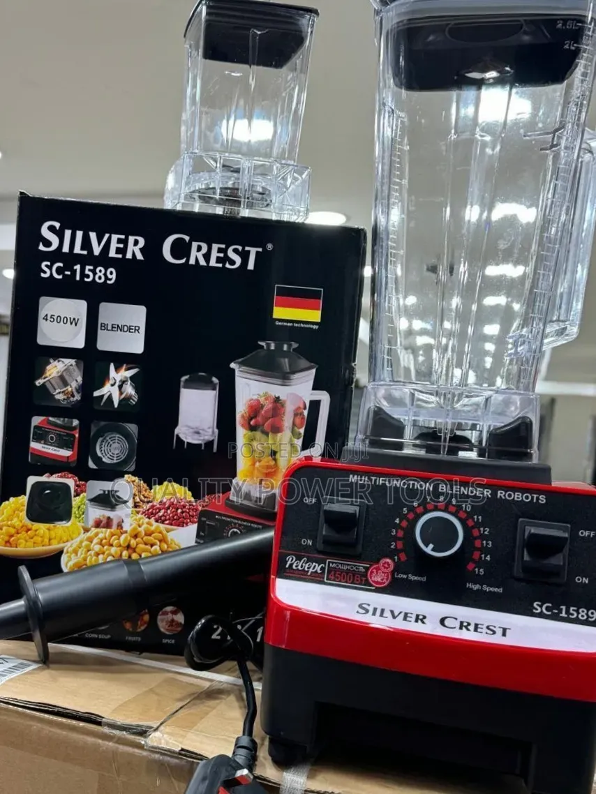 Germany Silver Crest Commercial Heavy Duty Blender 2in1 4500watts