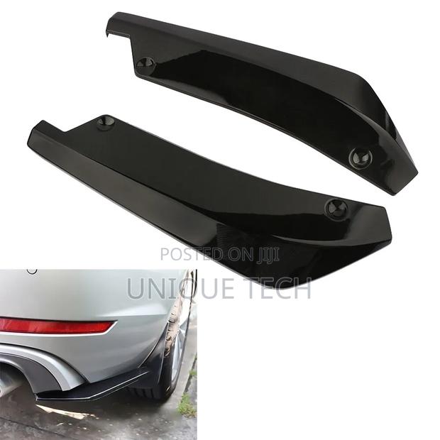 2pcs Universal Rear Bumper Splitters Diffuser Splitters - thumbnail 2