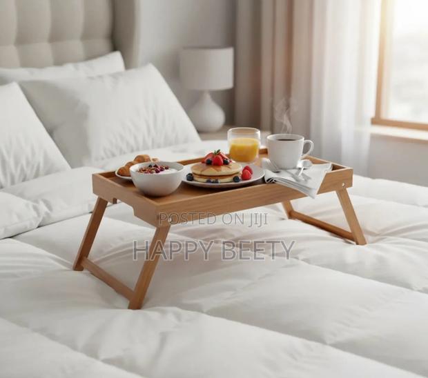 Foldable Wooden Bamboo Food Tray