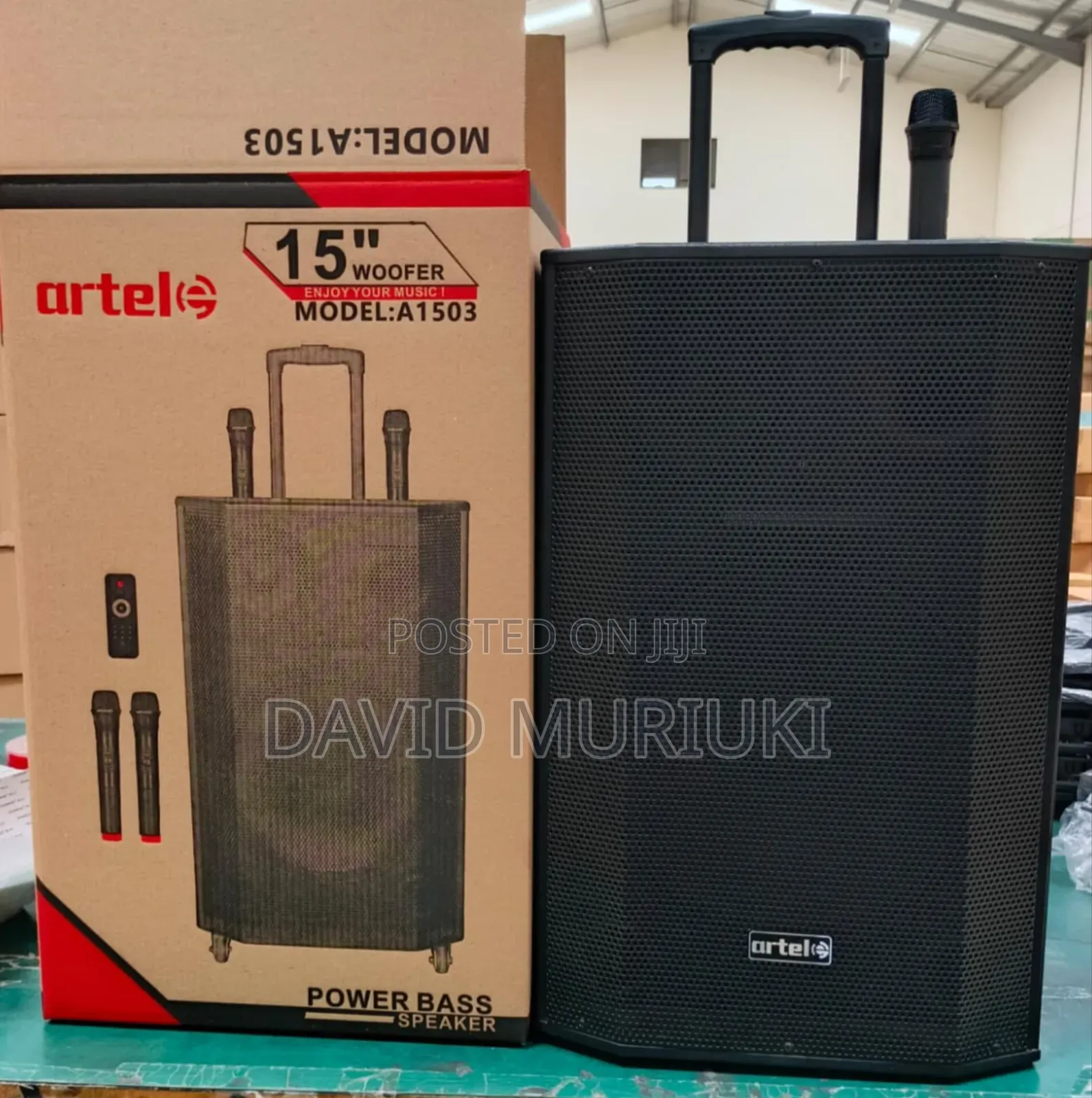 15 Inches Artel A1503 Rechargeable Trolley Speaker