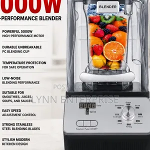 Globalstar Commercial Blender 5000 Watts Gs-1682 5000w 2litres