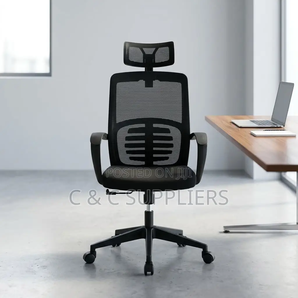 Ergonomic Swivel Lumber Support Chair