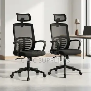 Ergonomic Swivel Lumber Support Chair