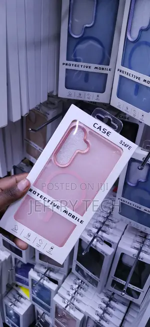 Samsung Galaxy S24 Fe Metallic Pink Bumper Around the Camera Case