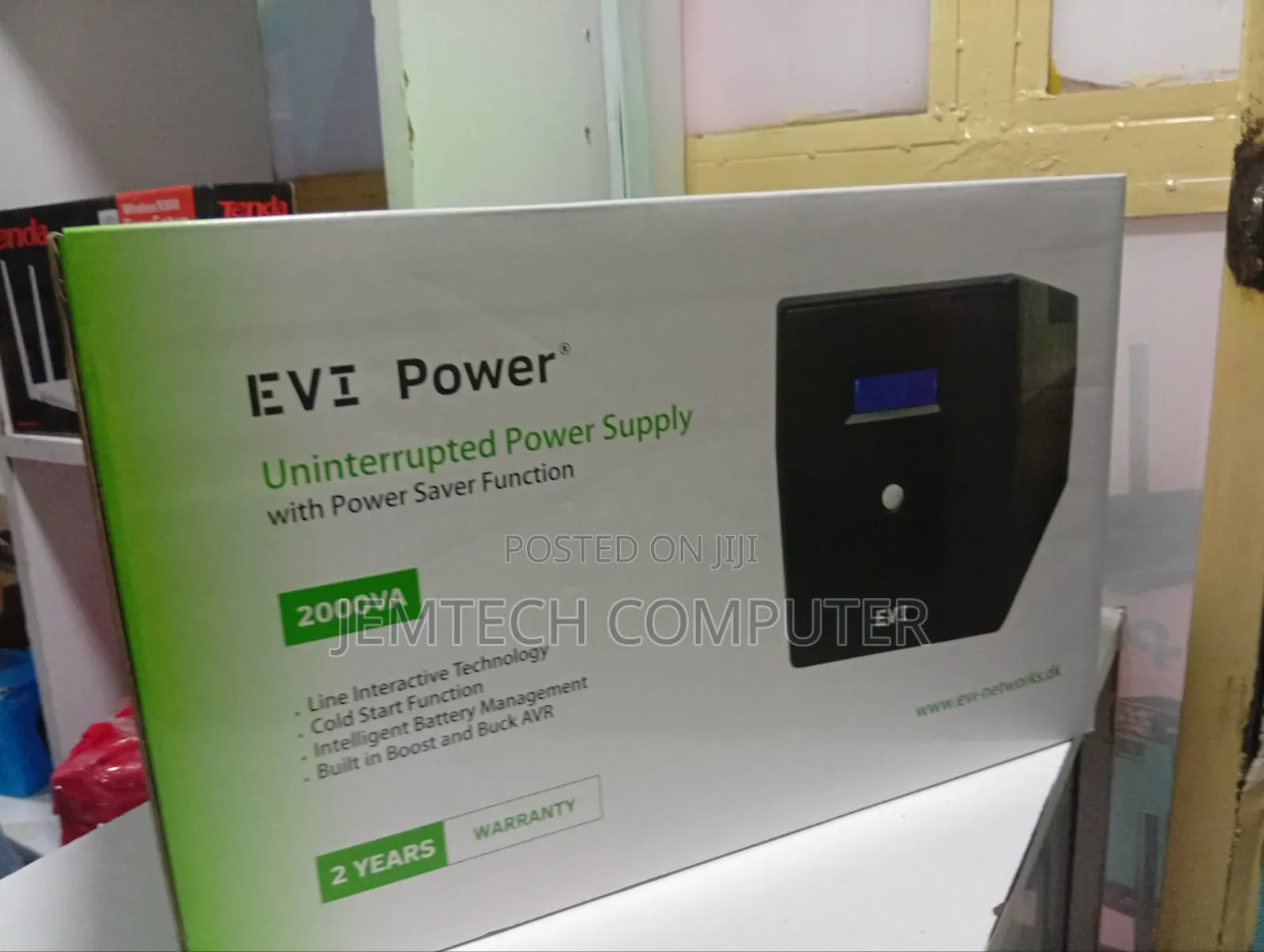 Evi 2000va / 1200w Line Interactive Ups - LCD Display