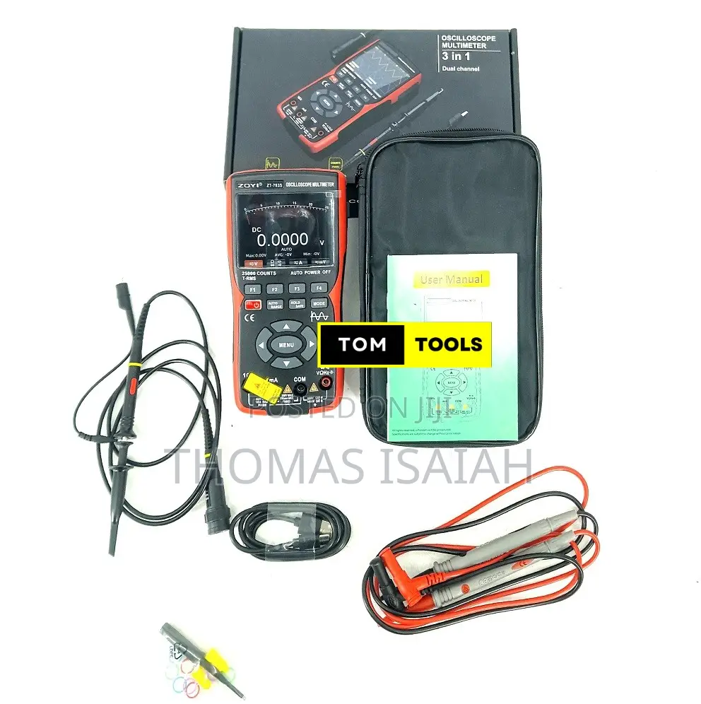 3 in 1 Oscilloscope Multimeter With Dual Channel 50mhz Bandwidth Rea