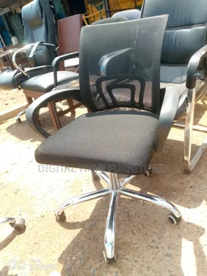 Black Ergonomic Chair Pjf7