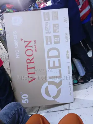 Vitron 50" Qled Smart Android Tv With Wi-Fi