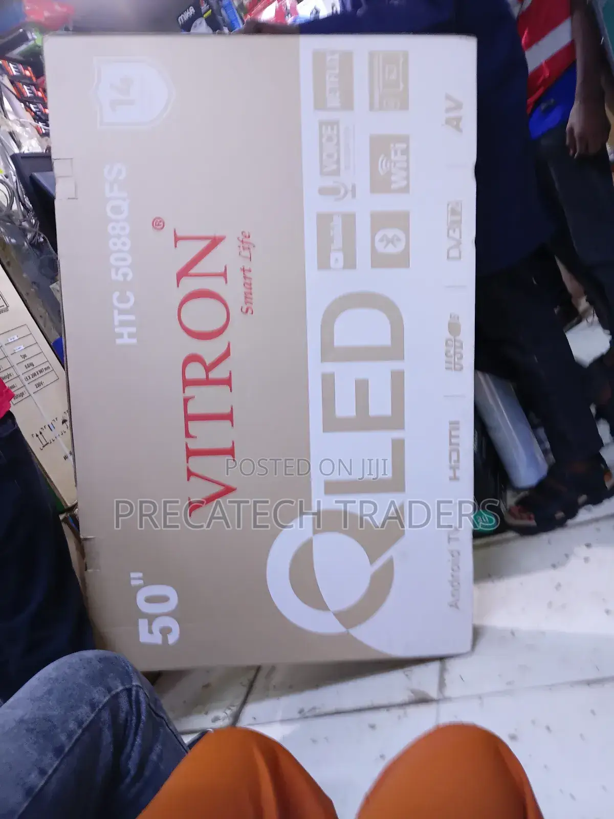 Vitron 50 Inch Qled Smart Tv – Netflix Youtube