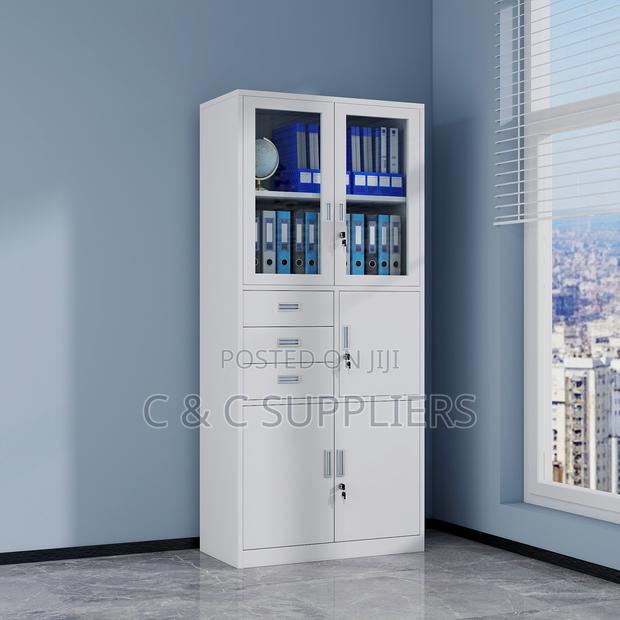2-Swing Door Display Cabinet With Safe - thumbnail 8